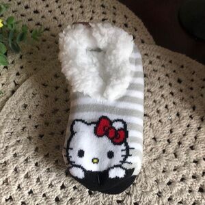 Hello Kitty Red Bow Slipper Socks